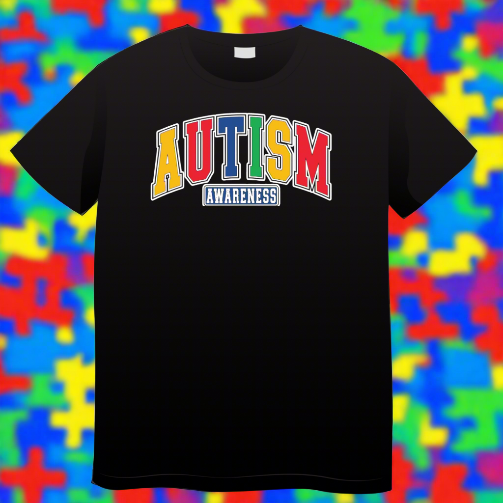 Autism Awareness(T-shirt)/ Black/ My Impressions by Mia