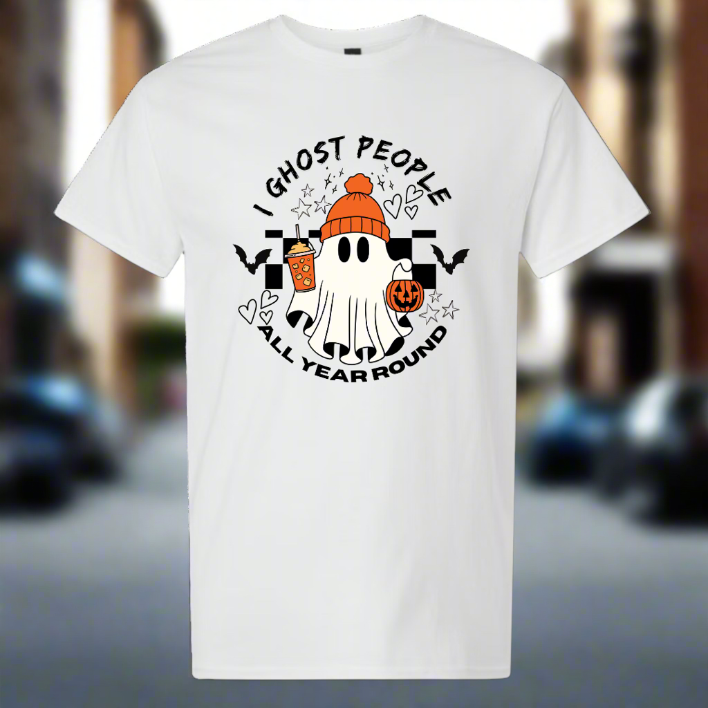 I Ghost People/T-shirt/ White / My Impressions by Mia