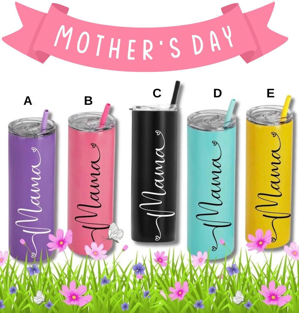 MAMA 20oz/ Skinny Tumbler/ My Impressions by Mia