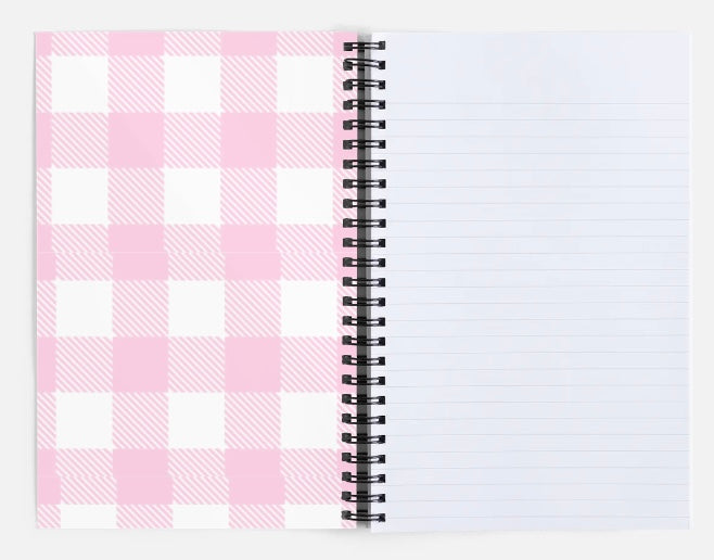 Pink Cherries and Bows / Inside Cover/ Notebook/ My Impressions by Mia