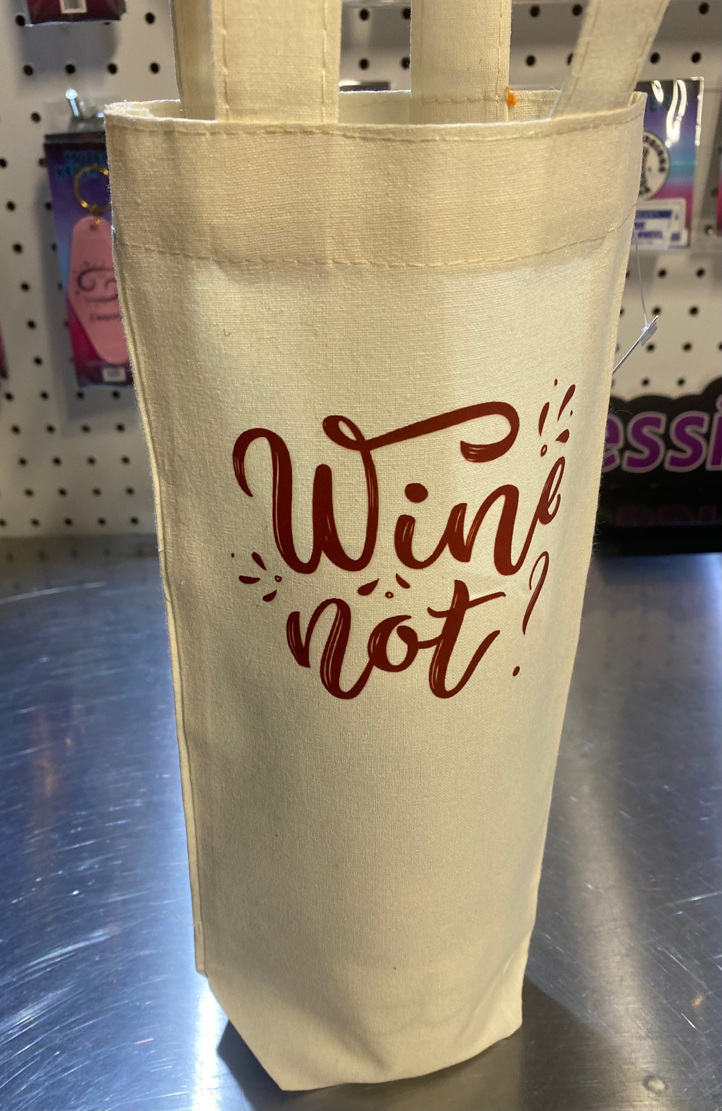 Wine Not? / Wine Tote bags/ My Impressions by Mia