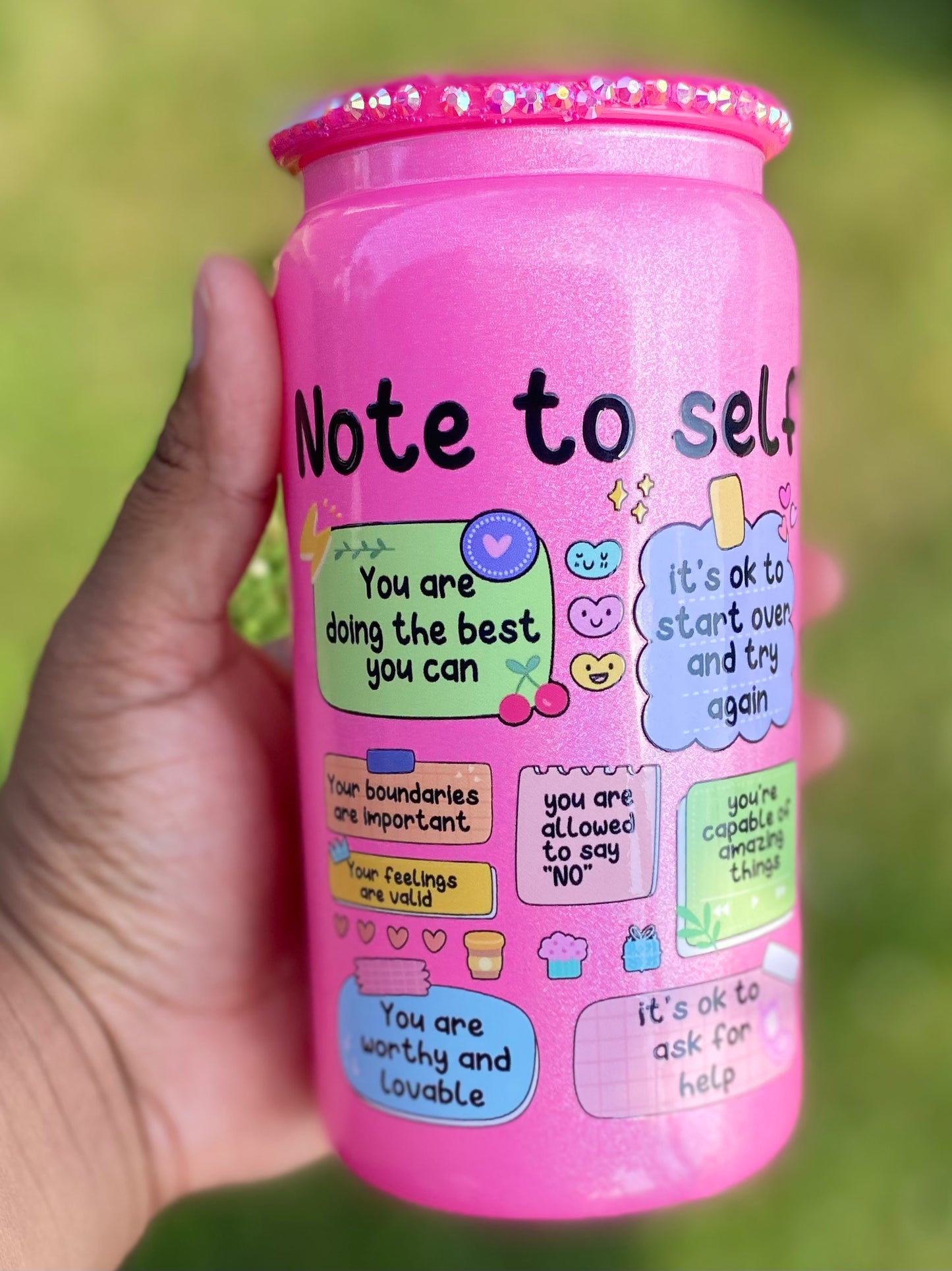 Pink Note to Self/ My Impressions by Mia