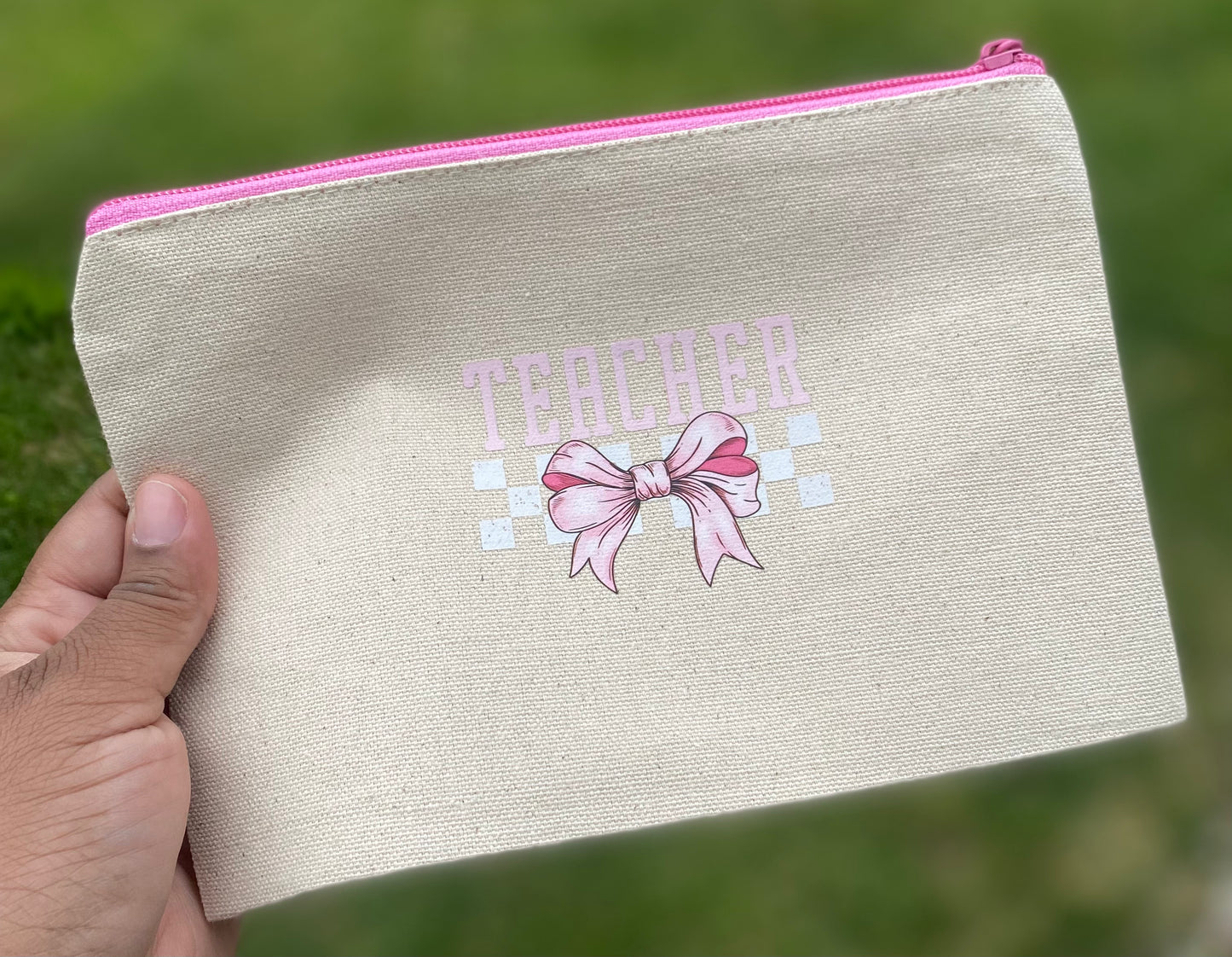 Teacher Canvas Pouch/ My Impressions by Mia