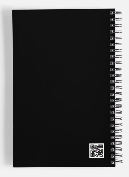 God Says You Are… Notebook/ Black/ Back cover/ Spiritual/ Religious/ My Impressions by Mia