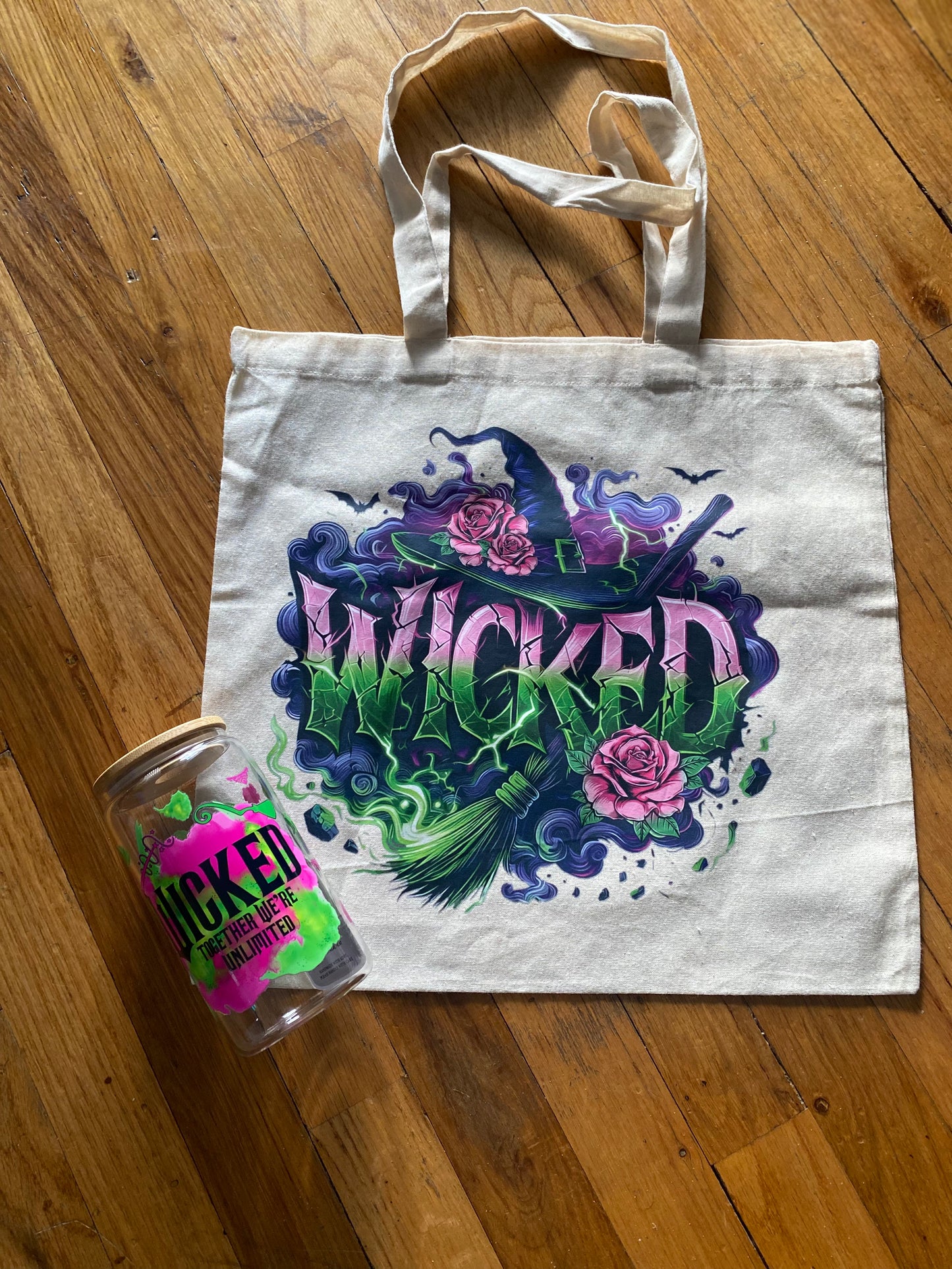 Wicked (Glass Can Tumbler)