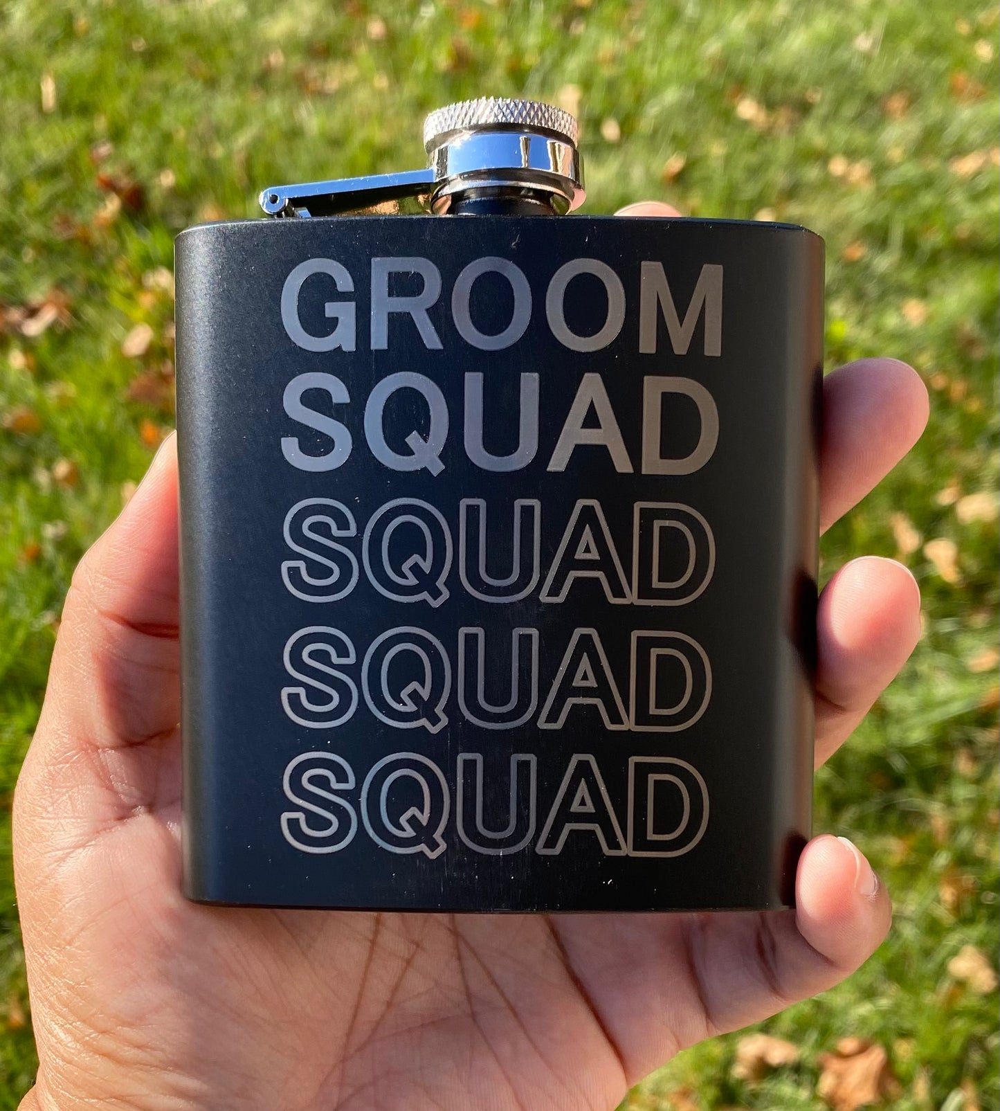 Groom Squad Flask/ My Impressions by Mia