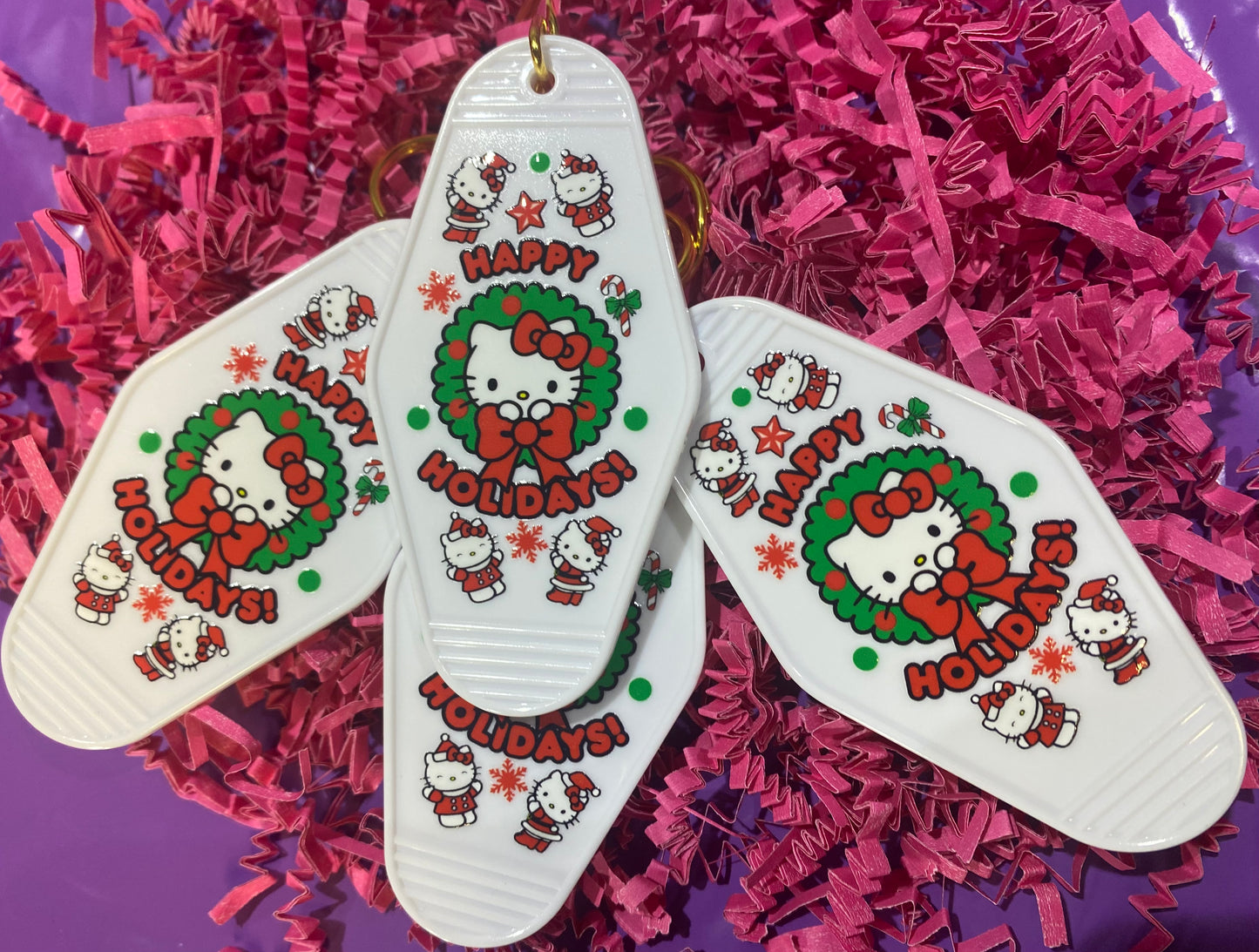 Hello Kitty Christmas Motel Keychains/ My Impressions by Mia