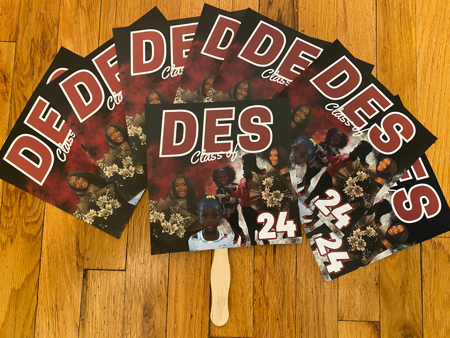 Personalized Square Fan/ My Impressions by Mia