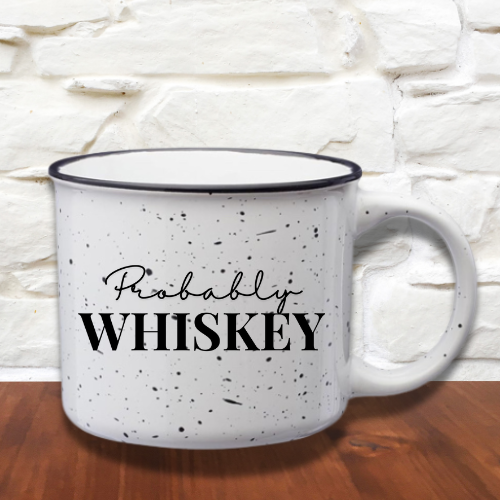 Probably Whiskey/ Stoneware Mug/ My Impressions by Mia