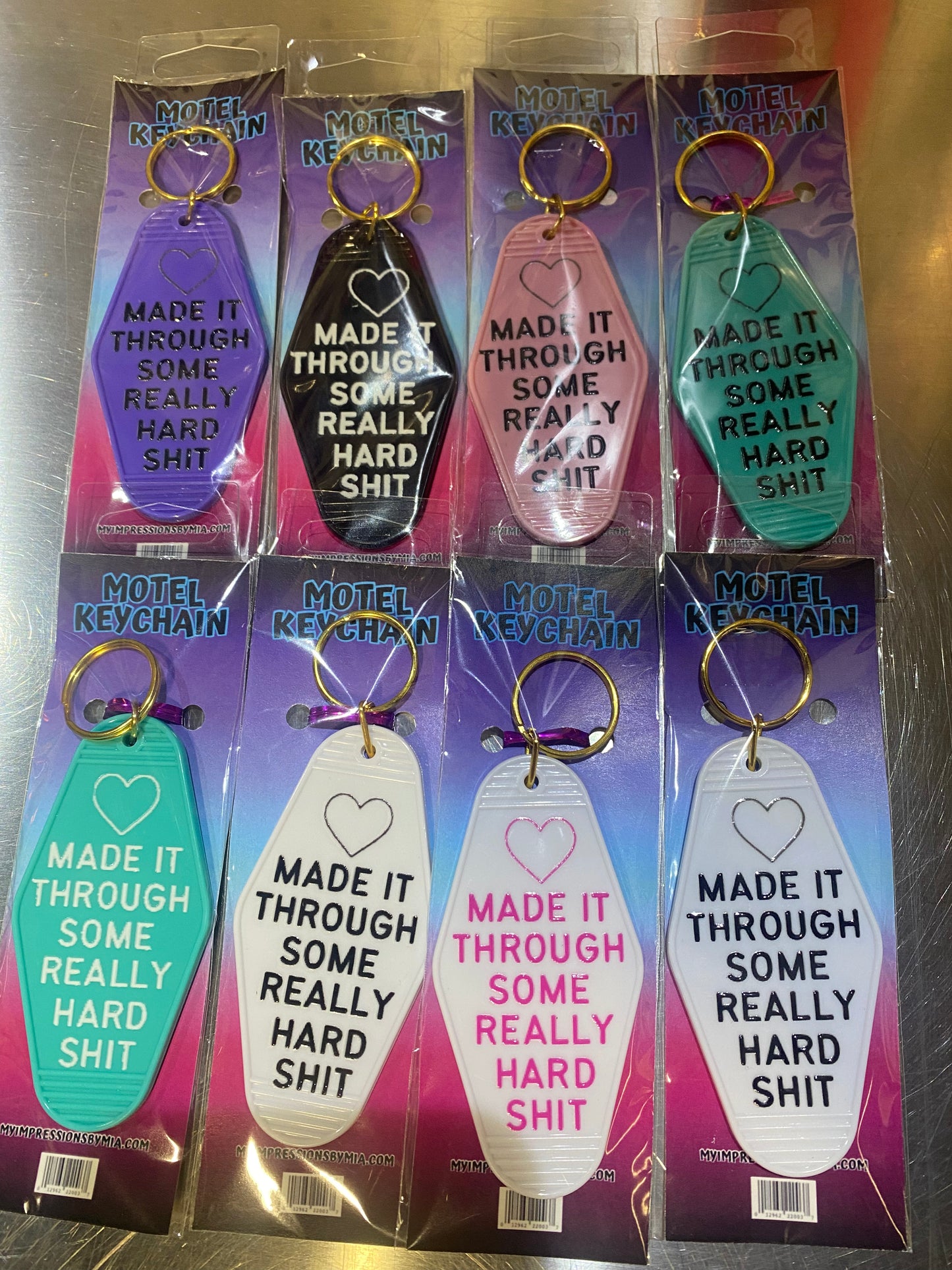 Made it through some really hard shit/ Keychain/ My Impressions by Mia