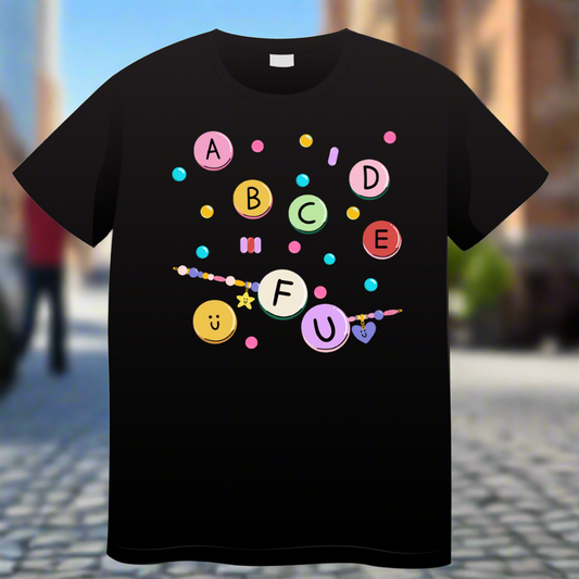 A,B,C,D,E,F,U Bracelet/ T-Shirt/ My Impressions by Mia 