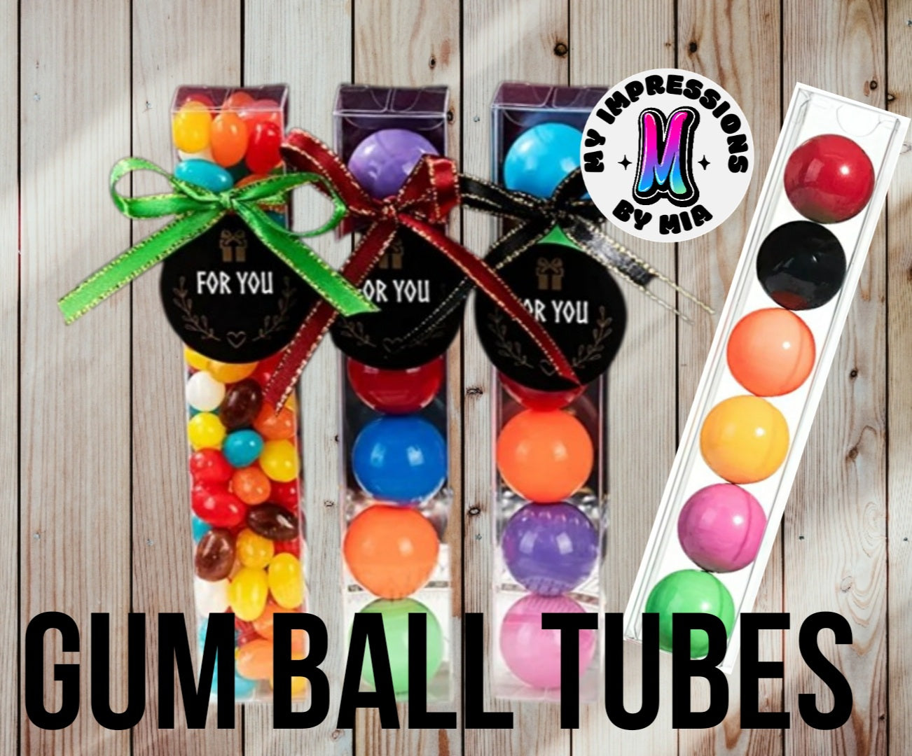 M&M Tube Party Favors - Personalized Custom M&M Tube Party Favors