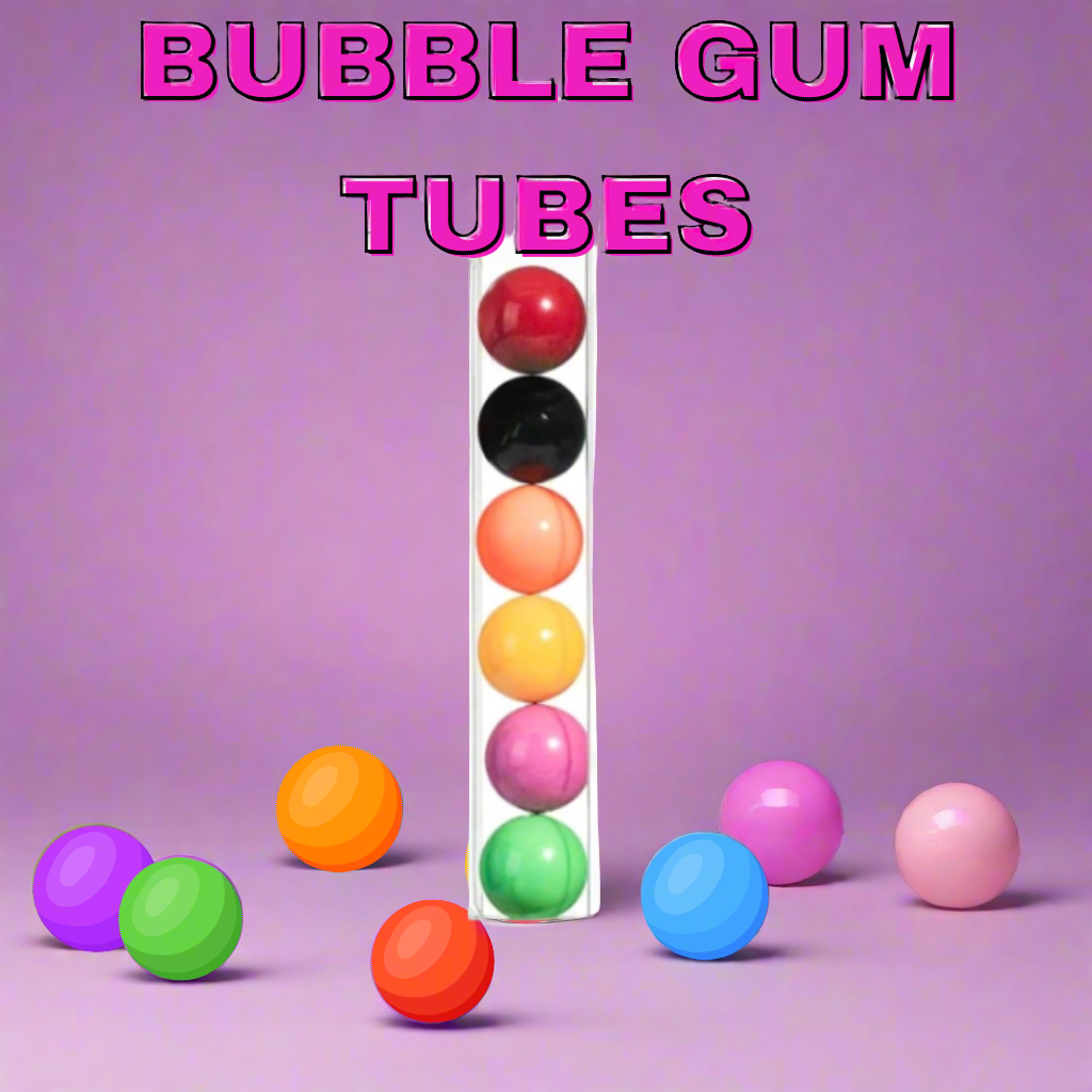 Custom Bubblegum tubes/ Party Favors/ My Impressions by Mia 