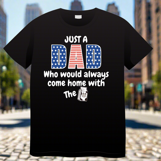 Just a DAD / humorous shirt/ My Impressions by Mia