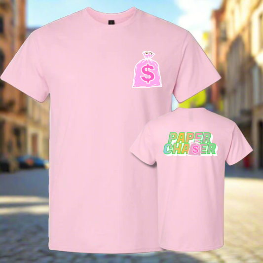 Paper Cha$er/ Pink T-shirt/ My Impressions by Mia 