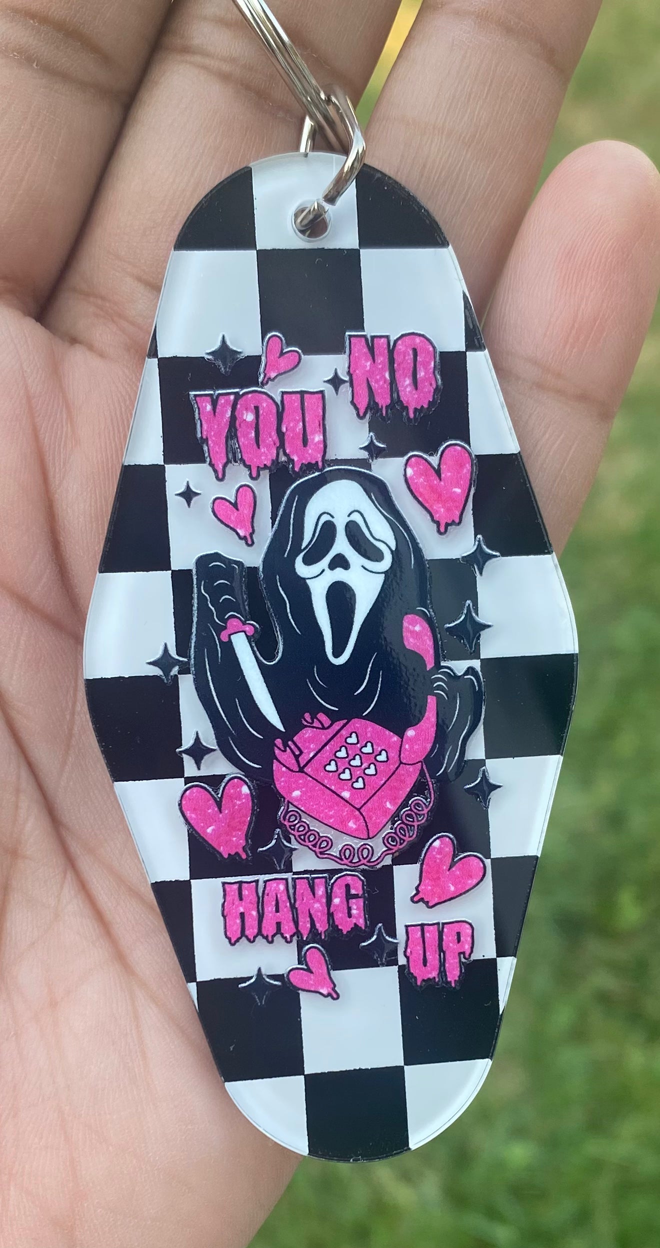 No You Hang Up/ Checkered/ Motel Keychain/ My Impressions by Mia 