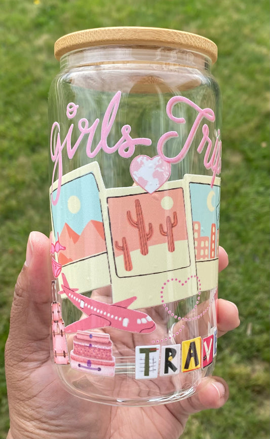 Girls Trip / Glass Can Cup/ My Impressions by Mia 