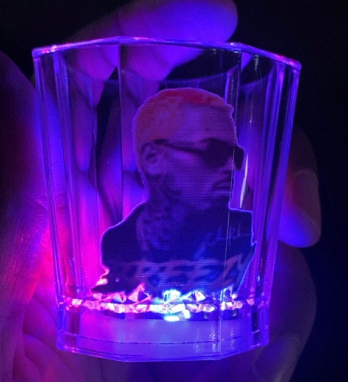Flashing Shot Glass/ My Impressions by Mia