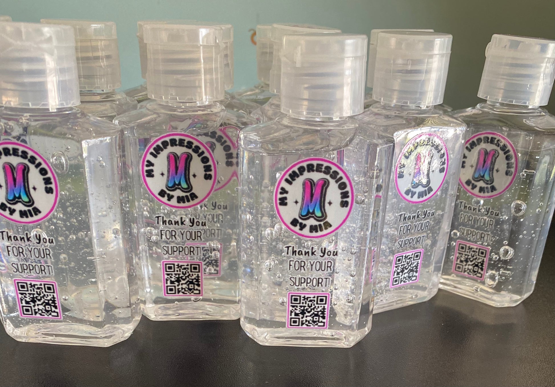 Custom Filled Hand Sanitizer Bottles/ My Impressions by Mia 