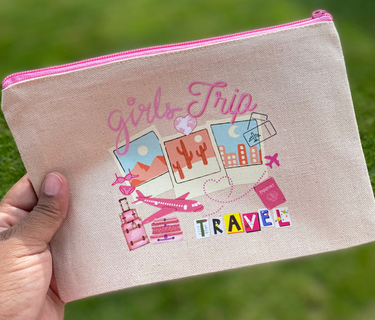 Girls Trip Canvas Pouch/ My Impressions by Mia 