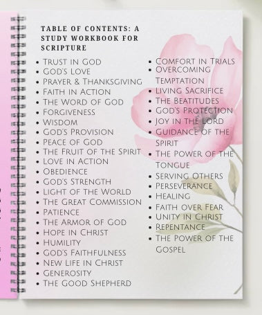 52 Week Bible Study Workbook/ My Impressions by Mia 