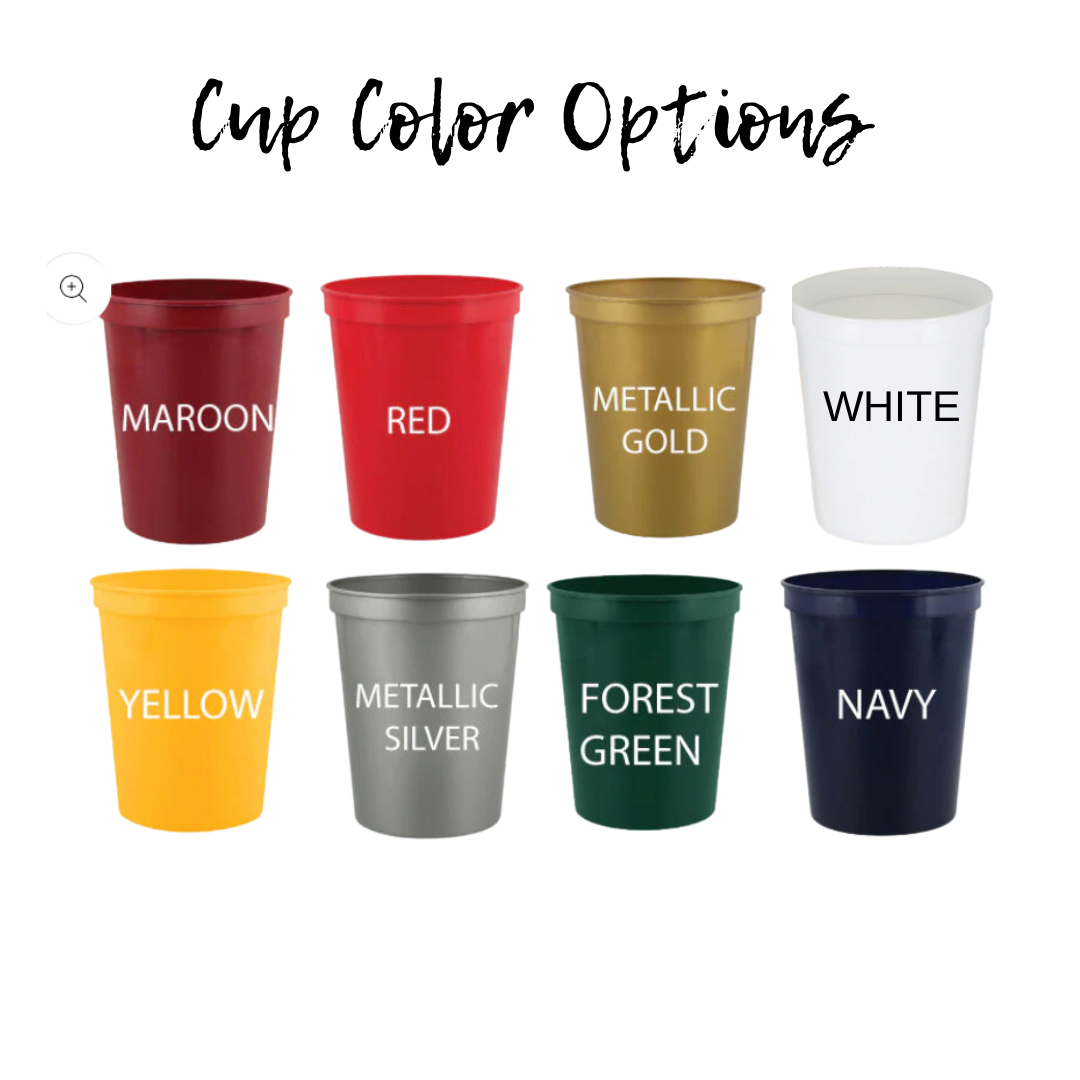 My Impressions by Mia/ 16 oz Custom Stadium Cups