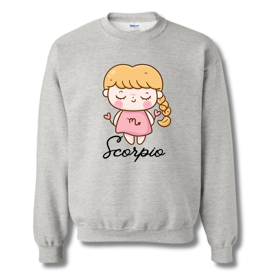 Zodiac Signs Crewneck  /Scorpio/ My Impressions by Mia 