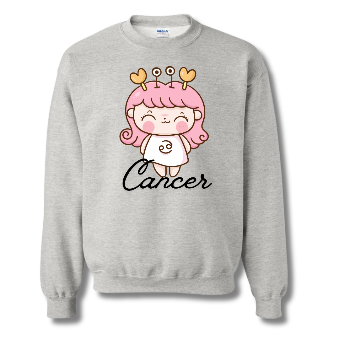 Zodiac Signs Crewneck  /Cancer / My Impressions by Mia