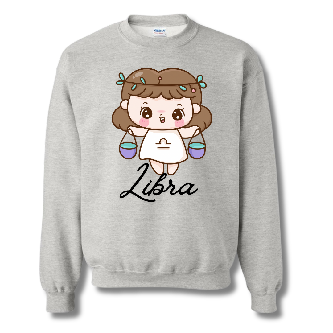 Zodiac Signs Crewneck  /Libra/ My Impressions by Mia