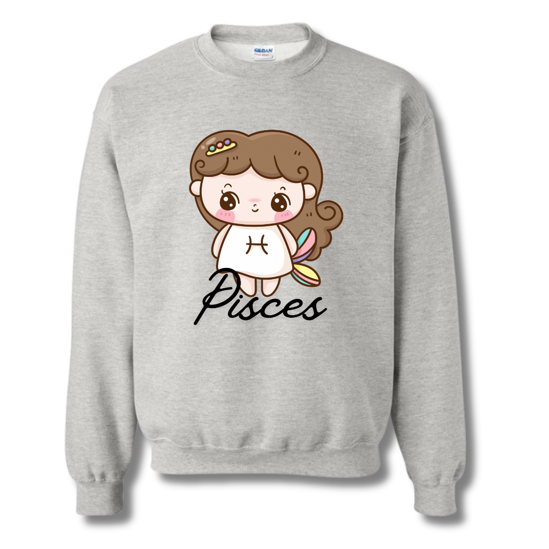 Zodiac Signs Crewneck  /Pisces/ My Impressions by Mia 