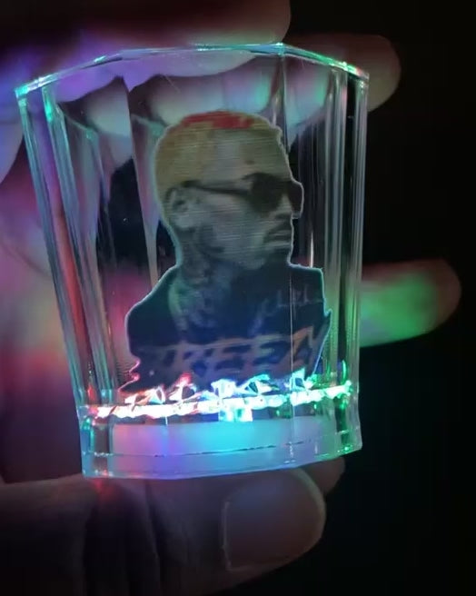 Flashing Shot Glass/ My Impressions by Mia 